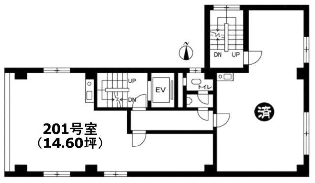 サンエイビル201 間取り図