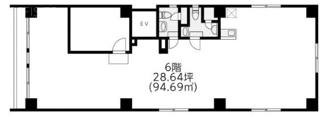 DK共同6F 間取り図