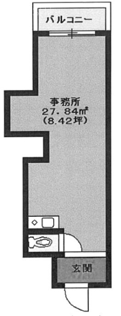 長者丸ビル302 間取り図