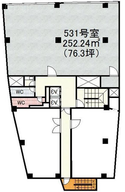 新大宗ビル3号館531 間取り図