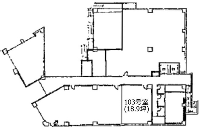 PALT(パルト)ビル103 間取り図