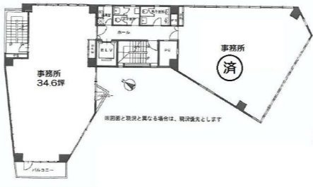 神田ミハマビルB 間取り図