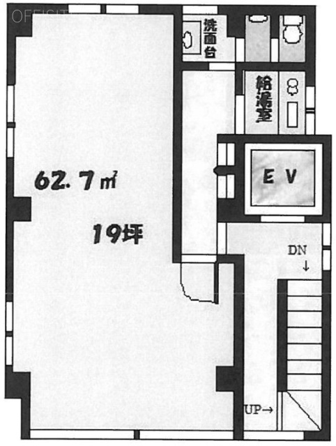 満月ビル5F 間取り図