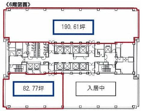 紀尾井町ビル6F 間取り図