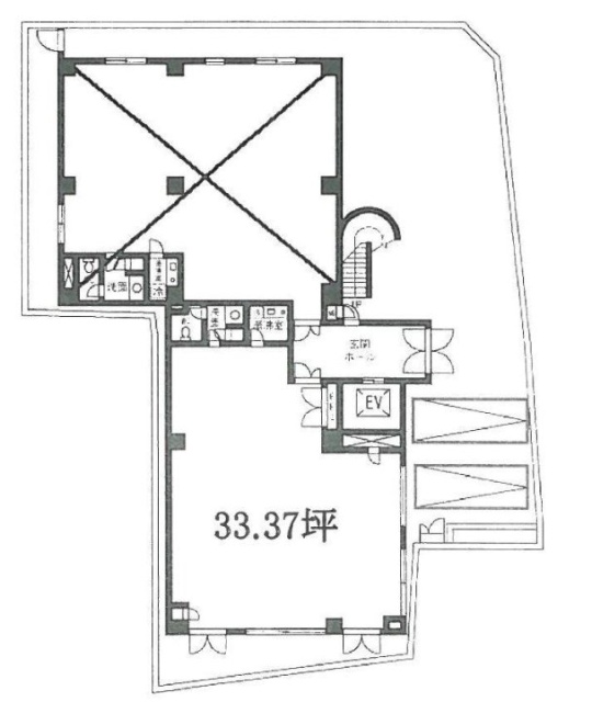 ペアーズビル1F 間取り図