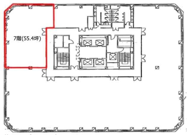 コアシティ立川7F 間取り図