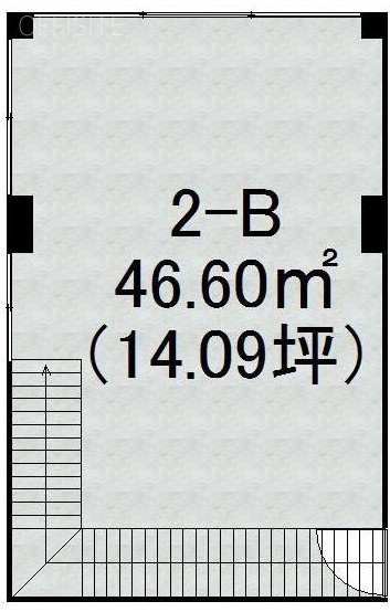 第一シルバービルB 間取り図