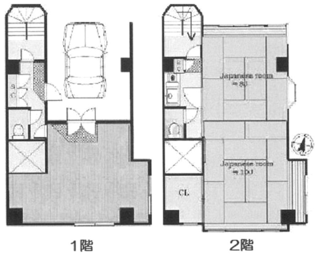 福永ビル1F~2F 間取り図