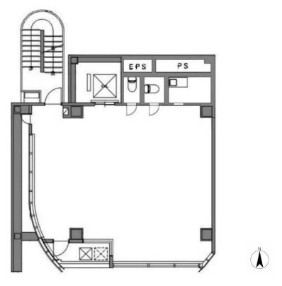 八丁堀フロンティアビル2F 間取り図