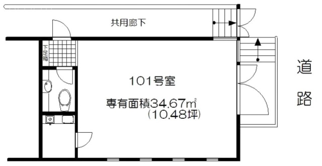 コンフォートアネックスビル101 間取り図