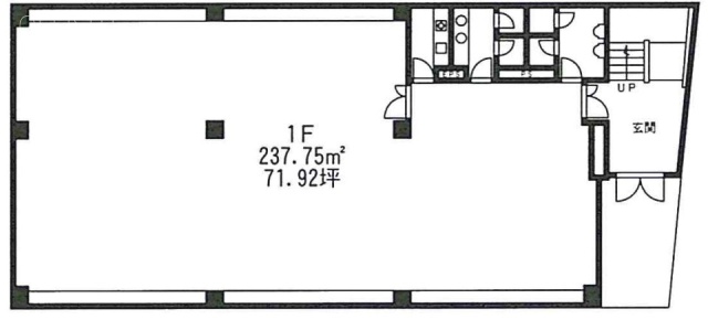 KSアクスビル1F 間取り図