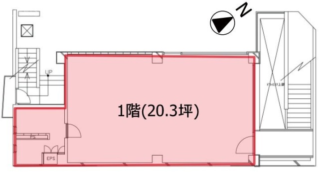 いちご原宿通り1F 間取り図