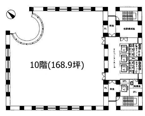 日比谷マリンビル10F 間取り図