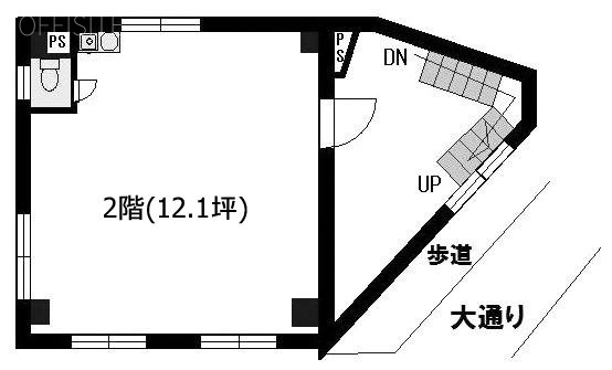 宮谷ビル2F 間取り図