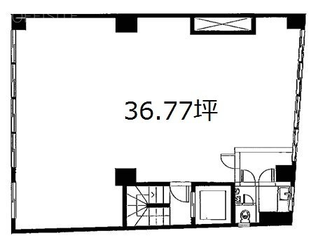 河内屋ビル2F 間取り図