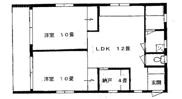 外苑ビル301 間取り図