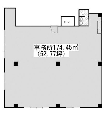 壮光舎日暮里ビル2F 間取り図