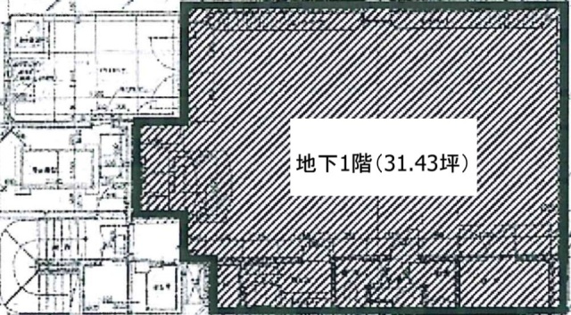 元浅草SKビルB1F 間取り図