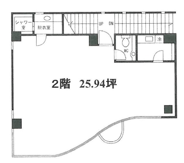 ファノス表参道2F 間取り図