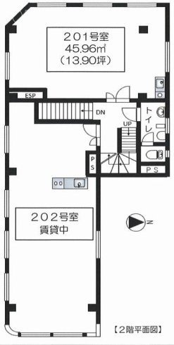 3510(サンコウドウ)ビル201 間取り図