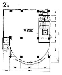 青山第一田中ビル2F 間取り図