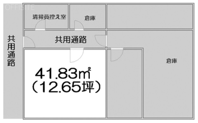 東京高速道路北有楽ビル21 間取り図
