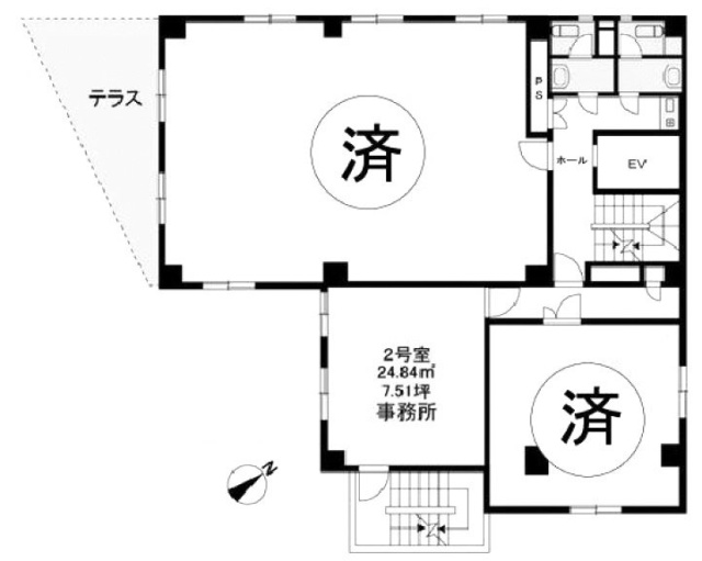 タチバナビル302 間取り図