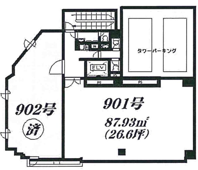 ライティングビル901 間取り図