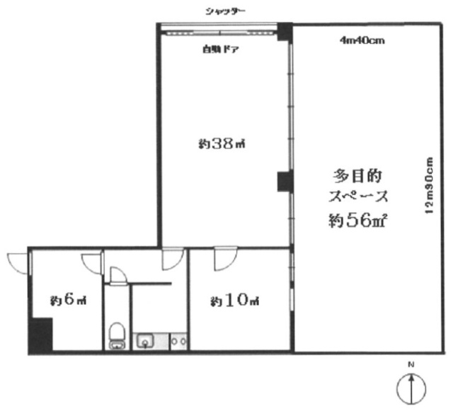 ニックハイム大森梅屋敷ビル117 間取り図