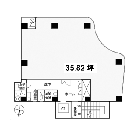 YT10ビル2F 間取り図