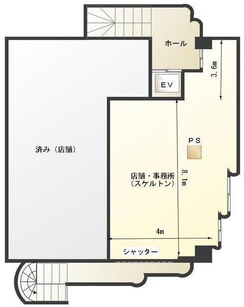 石綿ビル201 間取り図