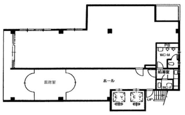 八丁堀千島ビル1F 間取り図