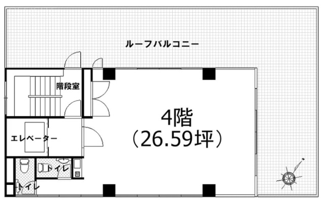 第13東菱ビル4F 間取り図