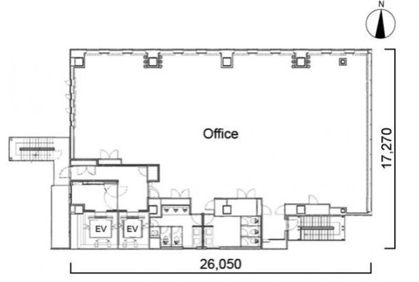 Spark SHIBUYA10F 間取り図