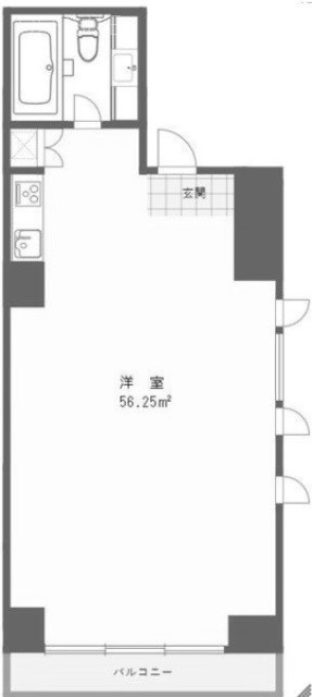 TRUST VALUE 千駄木404 間取り図