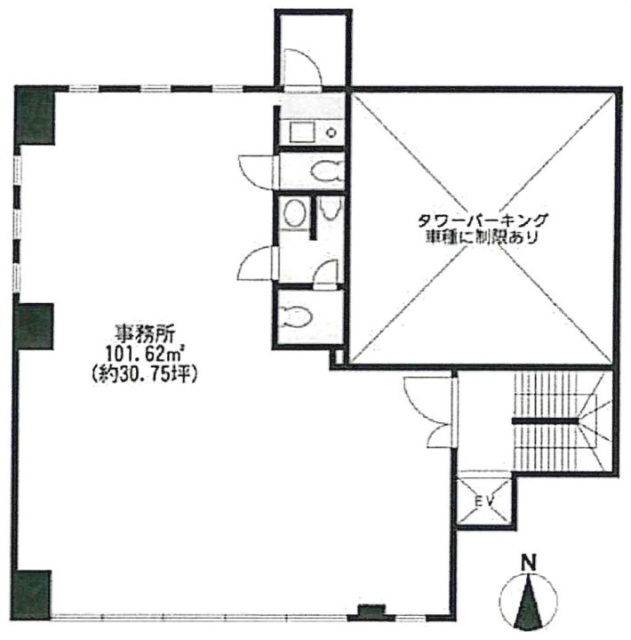 フォディアビル6F 間取り図