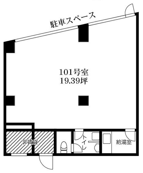 八達ビル101 間取り図