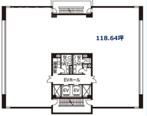 上野駅前第一生命ビル5F 間取り図