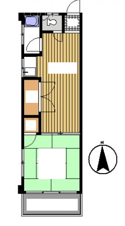 コーポラス徳光ビル1F 間取り図