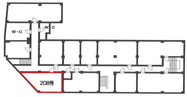 松岡九段ビル208 間取り図