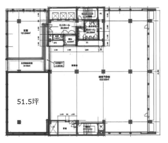水道橋ビル5F 間取り図