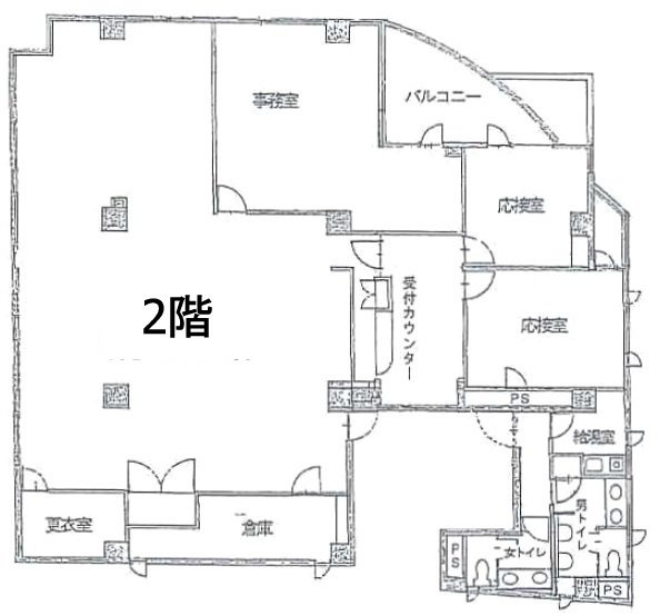 瑞穂ビル2F 間取り図