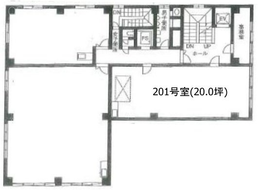 秋葉原センタービル201 間取り図