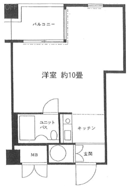 ドルミ第2御苑703 間取り図