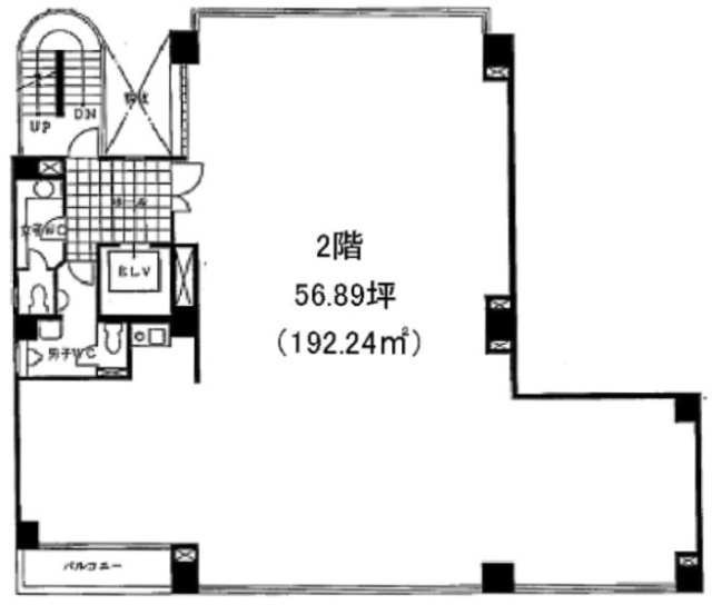両国イーストビル2F 間取り図