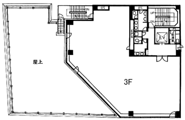 二番町カシュービル3F 間取り図