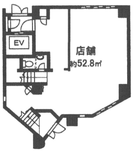 西巣鴨KTBビル1F 間取り図