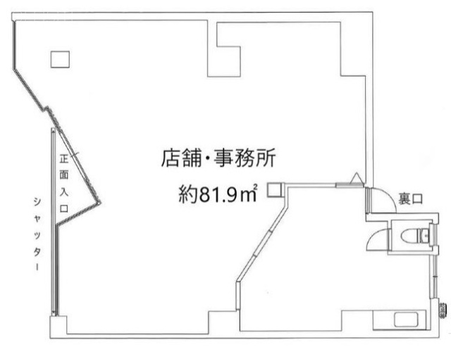 パークサイド常盤 1階【101】 24.78坪　間取り