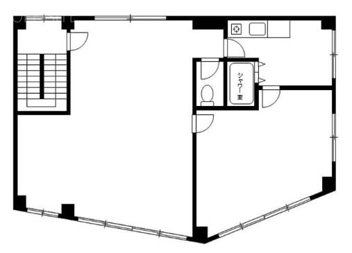 中島第三ビル4F 間取り図