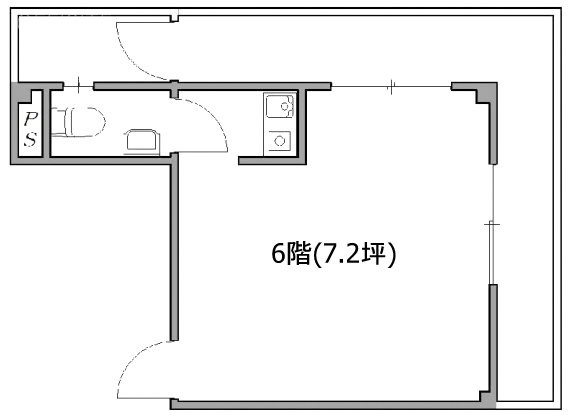 富士八重洲ビル6F 間取り図